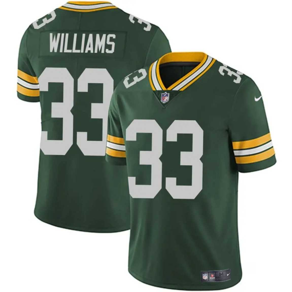 Men & Women & Youth Green Bay Packers #33 Evan Williams Green Vapor Untouchable Limited Stitched Jersey Dzhi->indianapolis colts->NFL Jersey